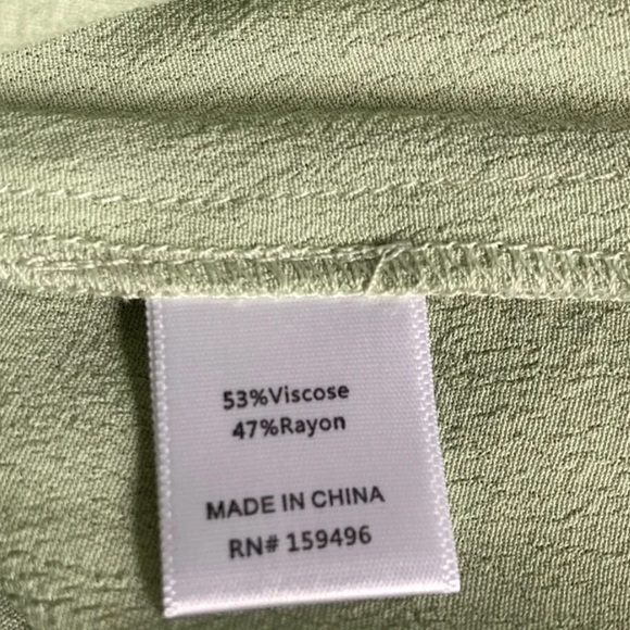 BILLIE The Label Revolve Helena Mini Dress Women’s Sage Green Puff Sleeves - Picture 15 of 16